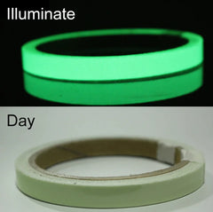 2PC Luminous Tape Self Adhesive Glow In The Dark Wall Sticker Fluorescent Light